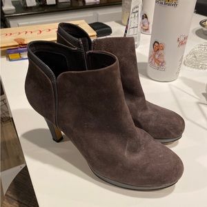 Clarks Bootie Heels, Size 9.5
